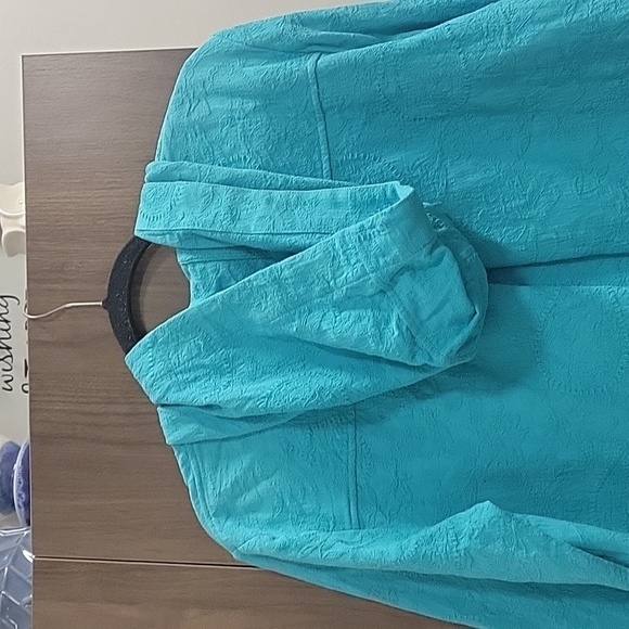 Soft Surroundings Forsythia Paisley Jacquard Hooded Pullover-Size Large - Picture 14 of 16